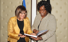 19 February 2019 National Assembly Speaker Maja Gojkovic and Kenyan Foreign Minister Monica Juma